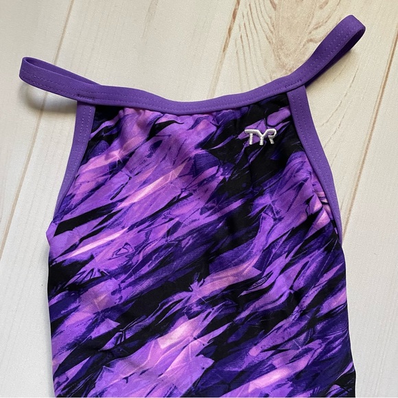 TYR Durafast Elite Girls Diamondfit Swimsuit - Picture 2 of 8